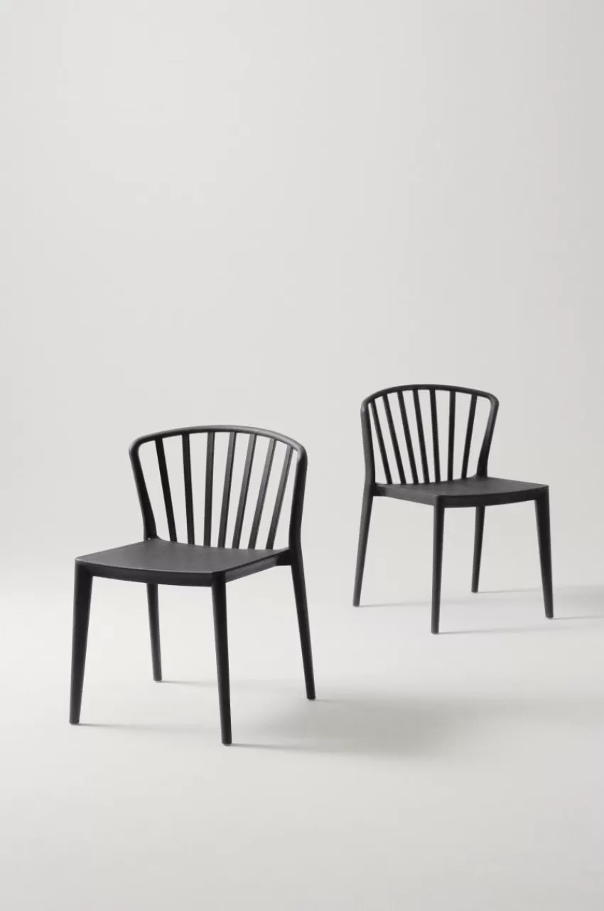 Utestolar & Utepallar | Stolar*Jotex VÄBY Utestol 2-pack Svart