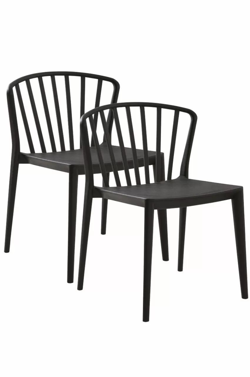 Utestolar & Utepallar | Stolar*Jotex VÄBY Utestol 2-pack Svart