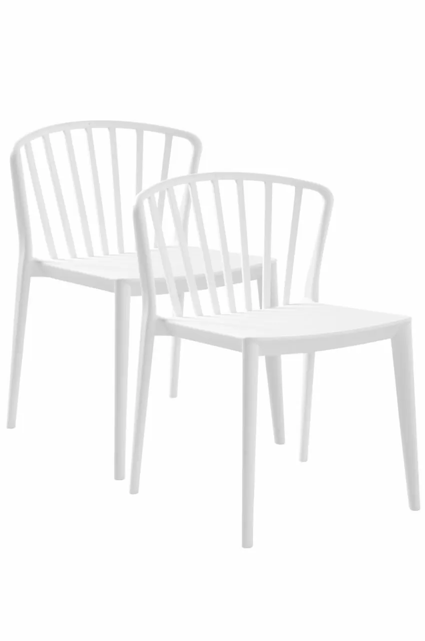 Utestolar & Utepallar | Utemöbler*Jotex VÄBY Utestol 2-pack Vit
