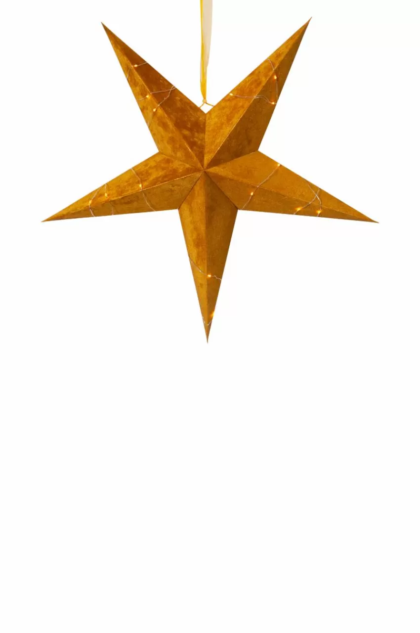 Julbelysning*Jotex Velvet+slinga Guld