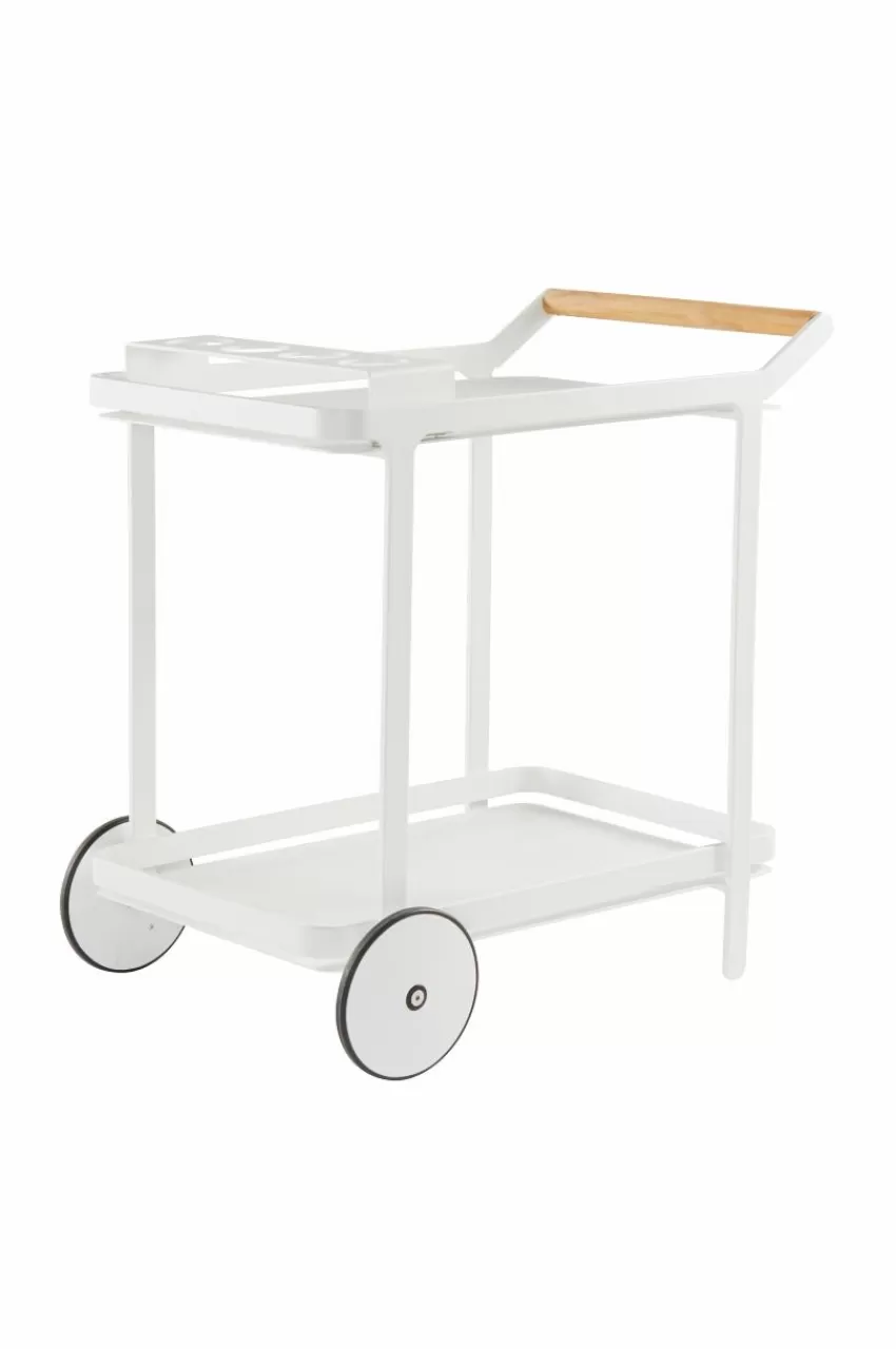 Utebord | Utemöbler*Jotex VENEZIA Serveringsvagn Vit