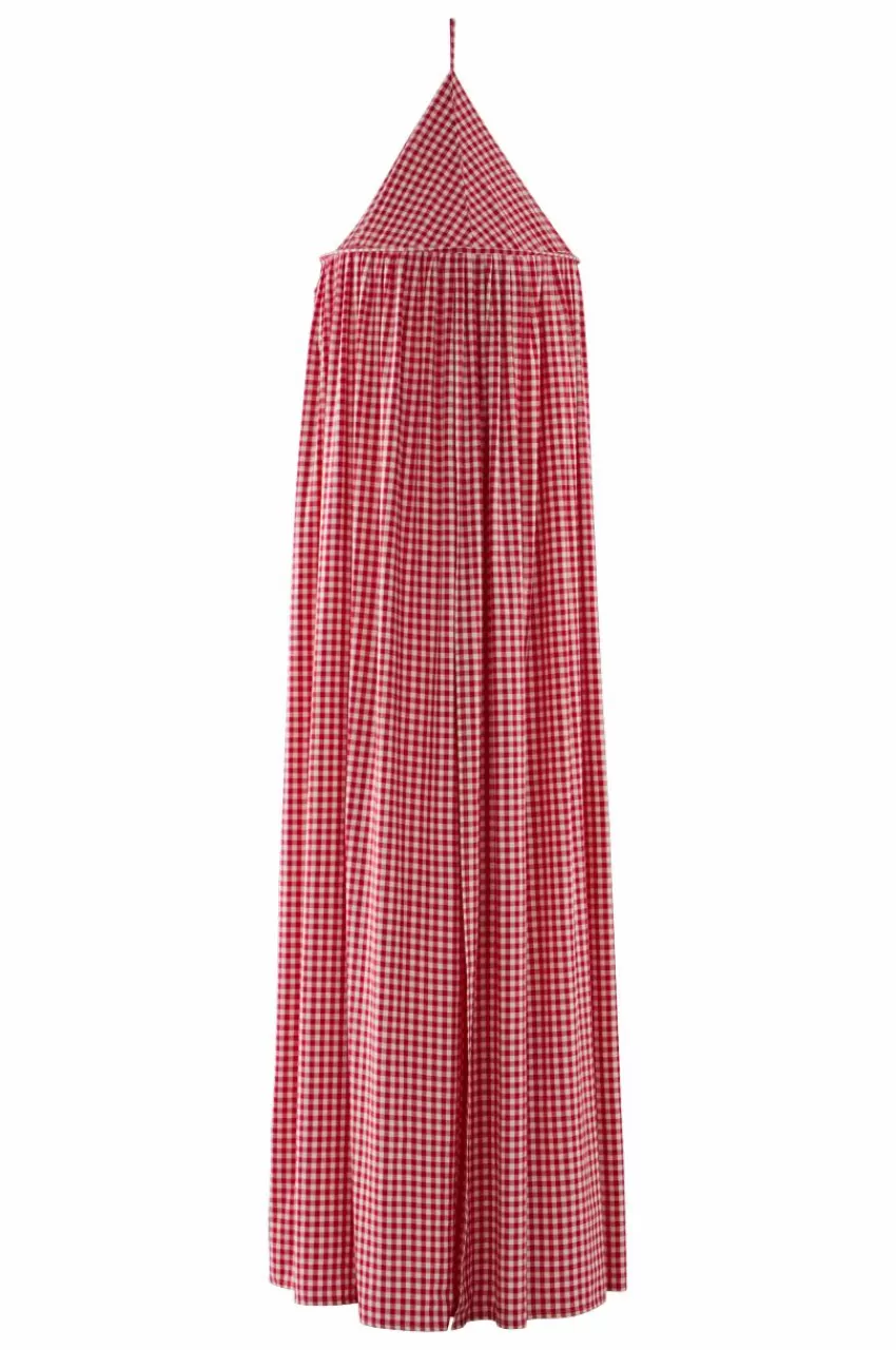Barnsängkläder*Jotex VERMONT Sänghimmel Röd/creme