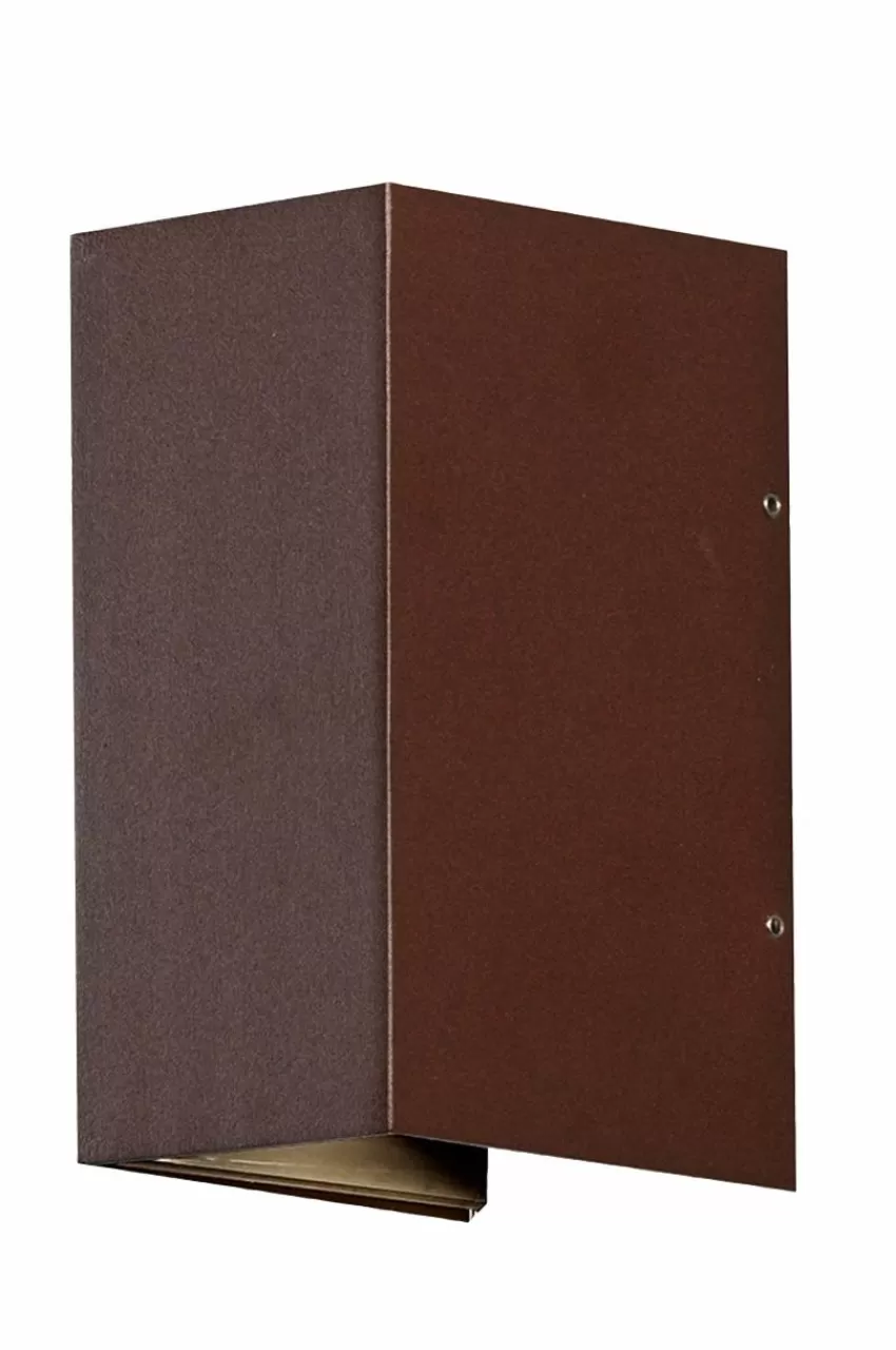 Utebelysning | Utebelysning*Jotex Vägglykta Cremona Höjd 17 Cm Rost