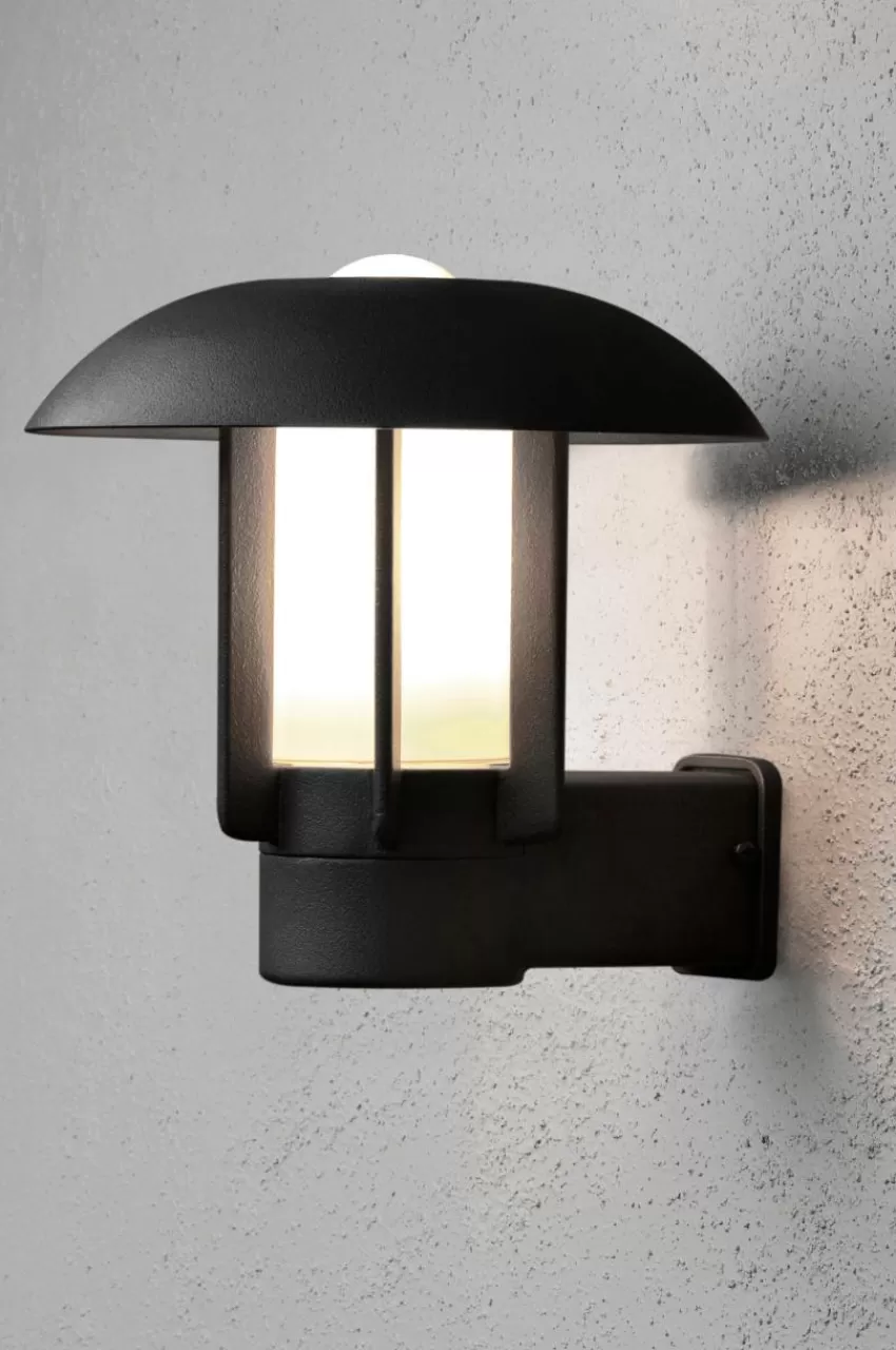 Utebelysning | Utebelysning*Jotex Vägglykta Heimdal Höjd 27 Cm Svart