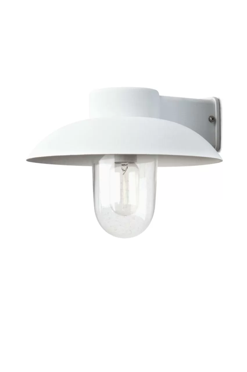 Utebelysning | Utebelysning*Jotex Vägglykta Mani Höjd 21 Cm Vit