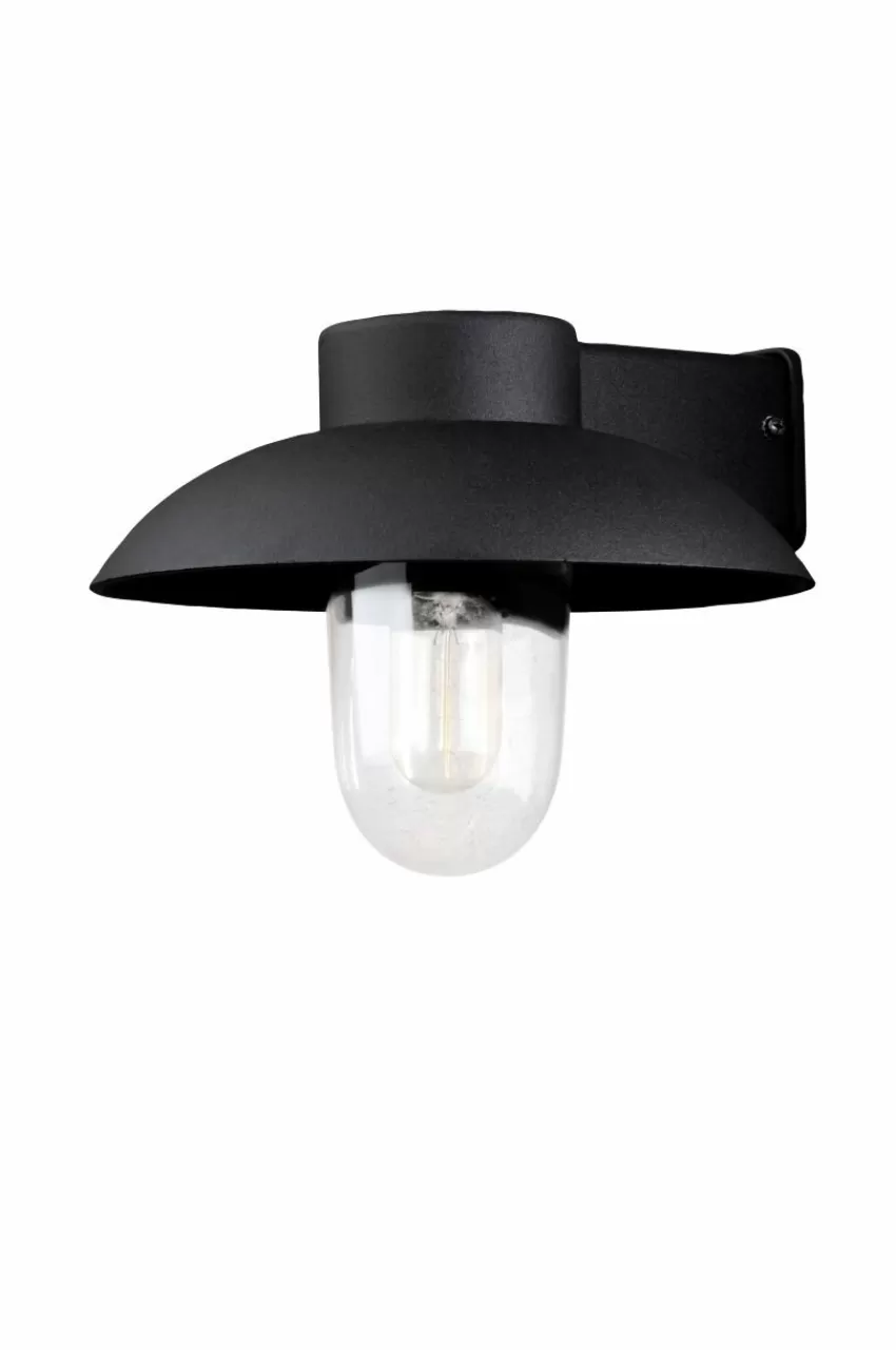 Utebelysning | Utebelysning*Jotex Vägglykta Mani Höjd 21 Cm Svart