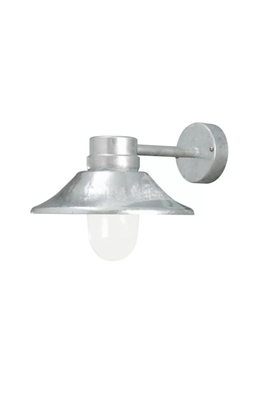 Utebelysning | Utebelysning*Jotex Vägglykta Vega Höjd 26,5 Cm Galvaniserad
