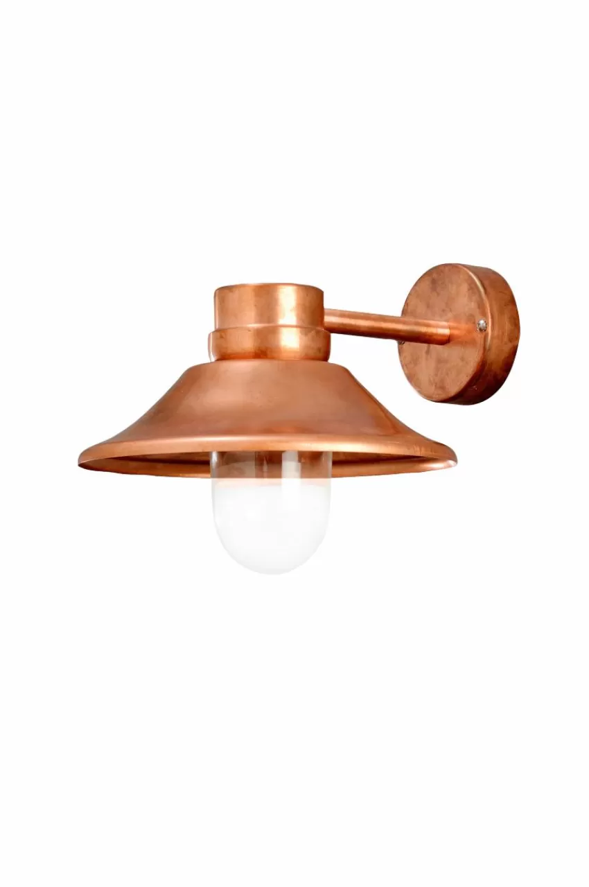 Utebelysning | Utebelysning*Jotex Vägglykta Vega Höjd 26,5 Cm Koppar