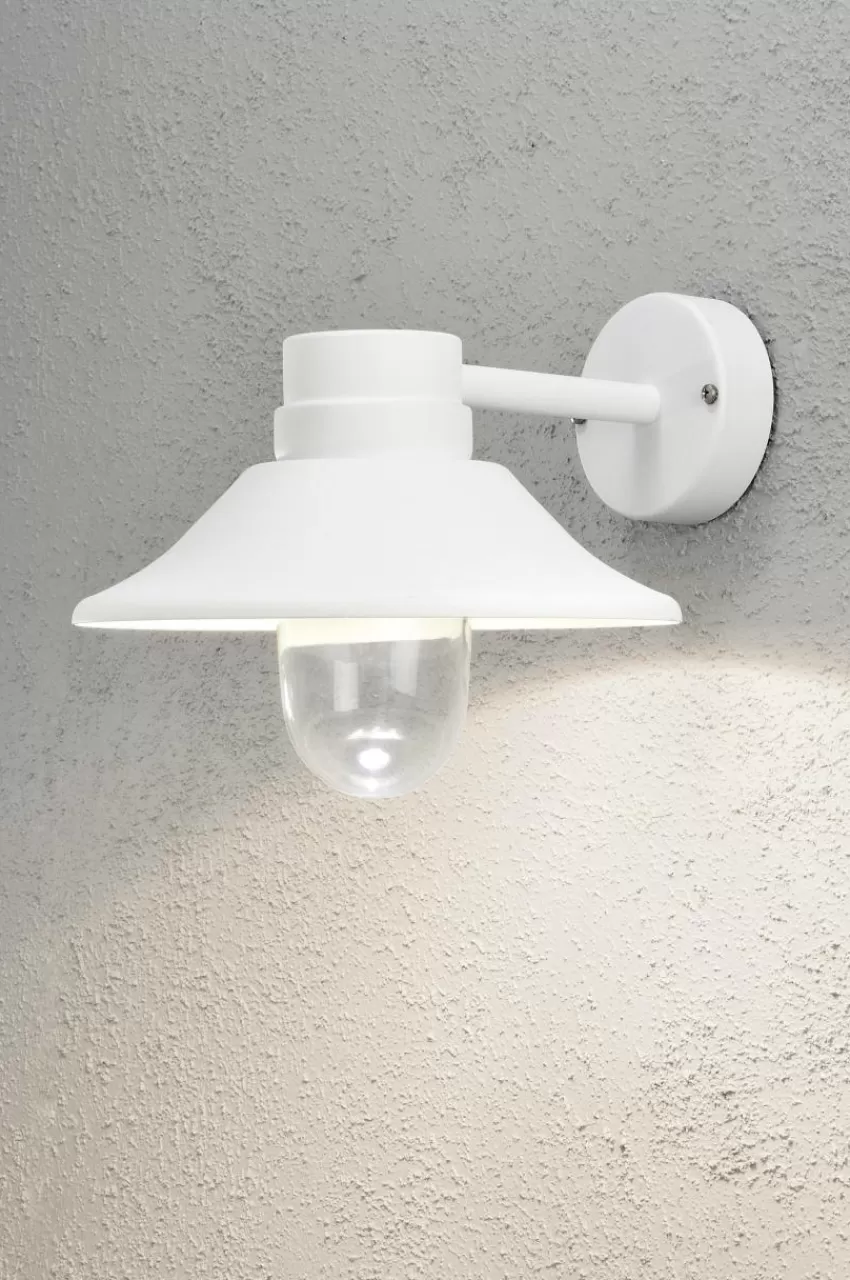 Utebelysning | Utebelysning*Jotex Vägglykta Vega Höjd 26,5 Cm Vit