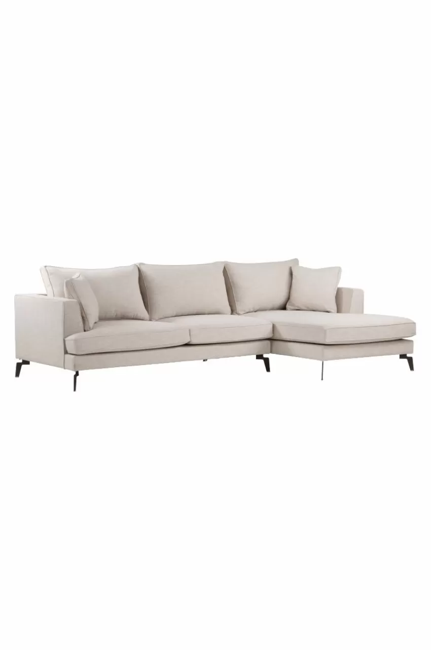 Soffor*Jotex VILLACH Soffa 3-sits Divan Höger Greige