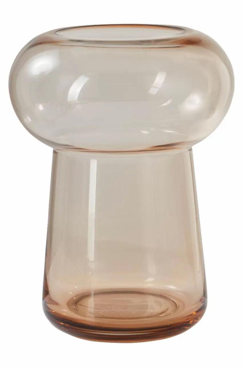 Vaser*Jotex VIOLA Glasvas - Höjd 24 Cm Ljusbrun
