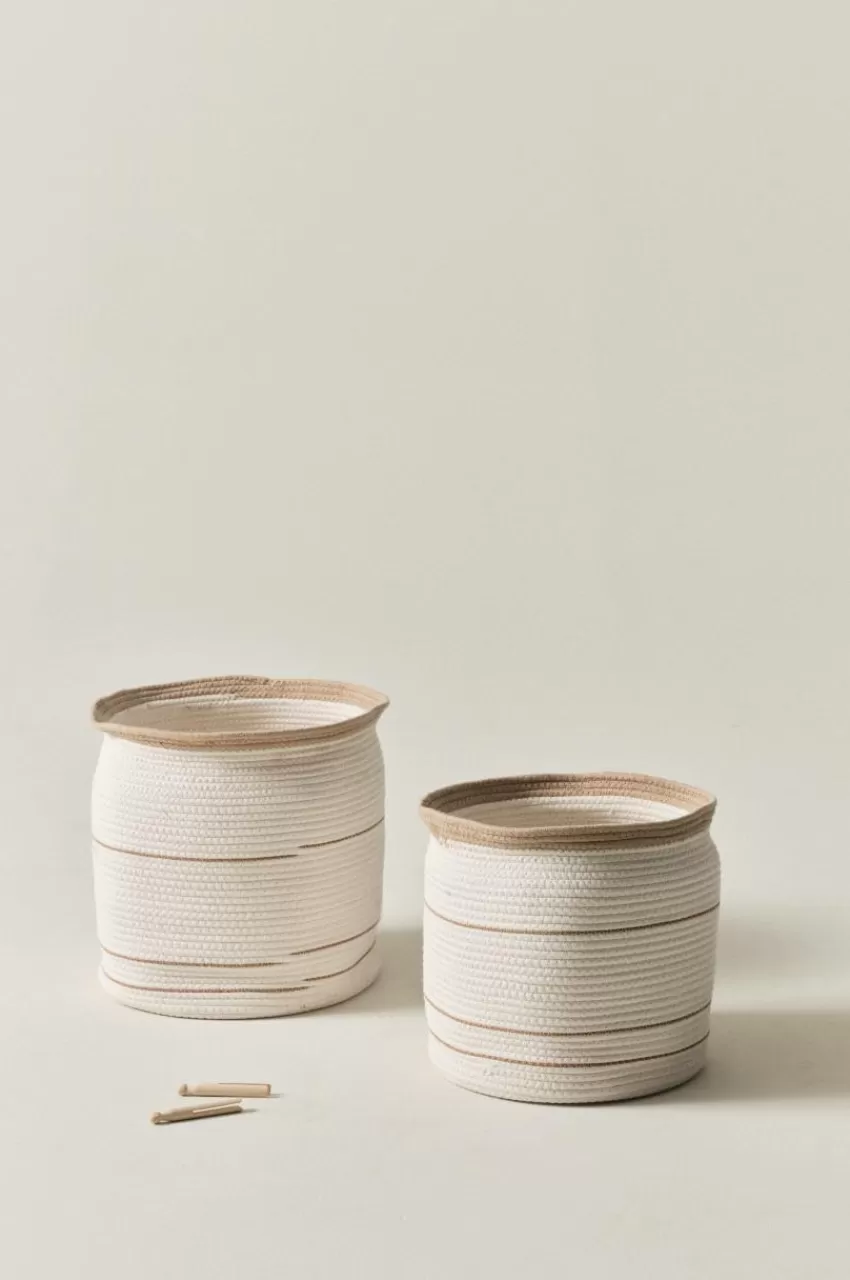 Förvaring | Förvaring*Jotex VIVIANNE Förvaringskorg 2-pack Naturvit/beige