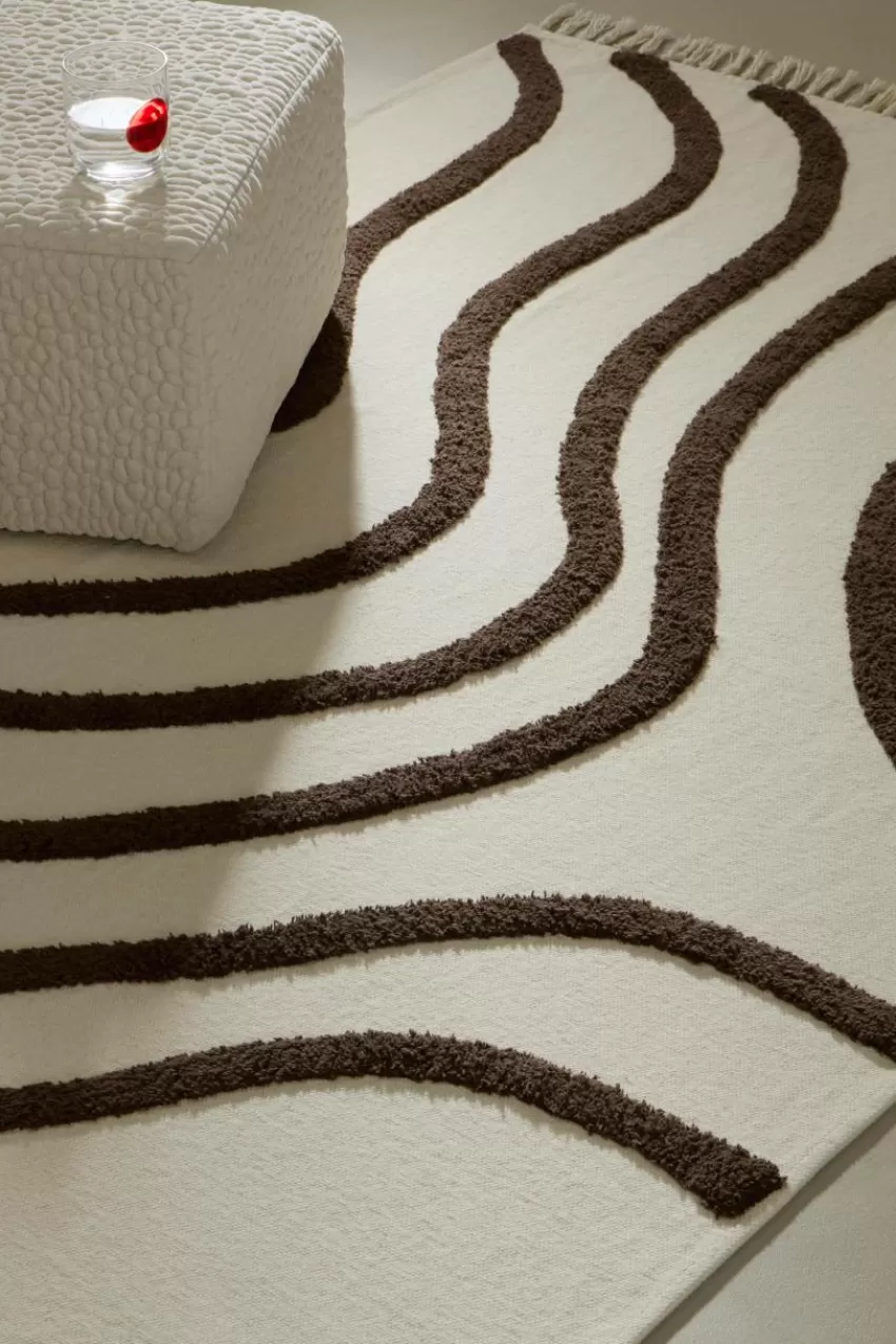 Bomulls- & Trasmattor | Barnmattor*Jotex WAVE Bomullsmatta Ekologisk 130x190 Cm undefined