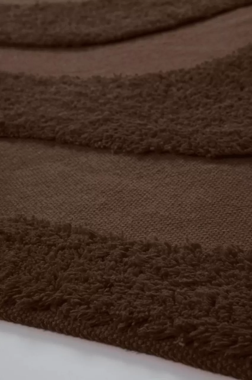 Bomulls- & Trasmattor | Barnmattor*Jotex WAVING Bomullsmatta Ekologisk 130x190 Cm Chokladbrun