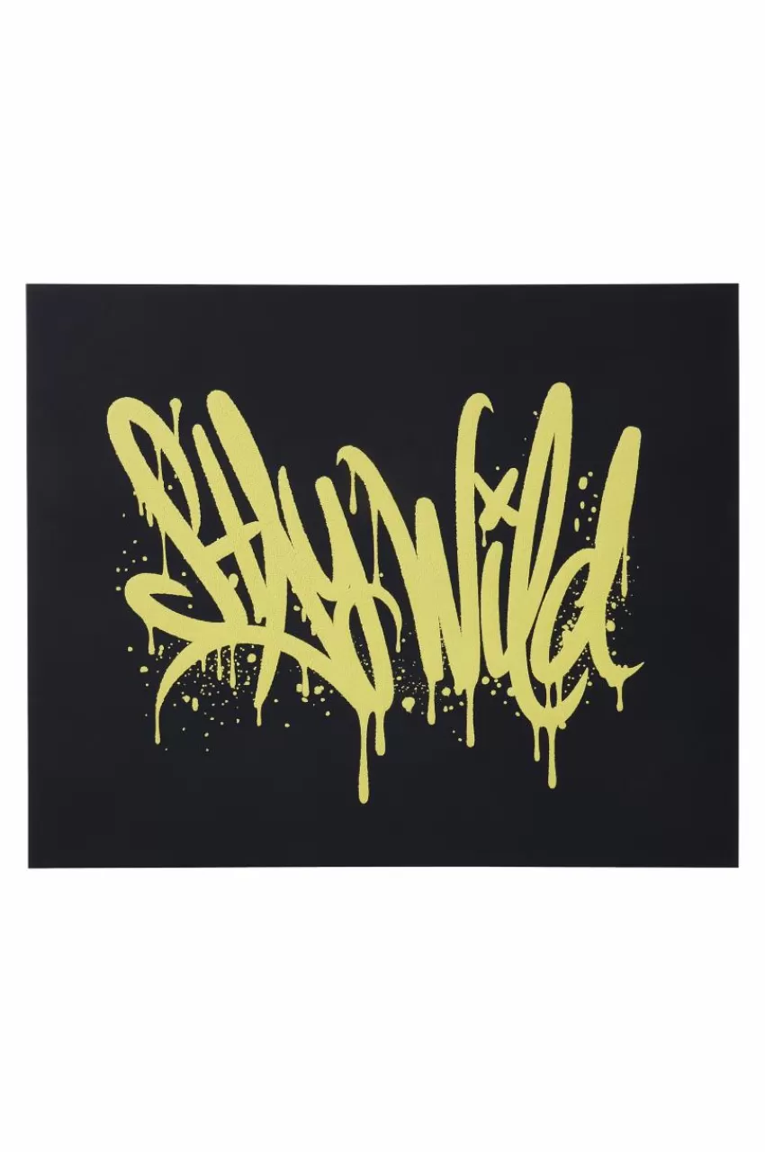 Posters & Tavlor*Jotex WILDER Canvastavla 90x74 Cm Svart/gul