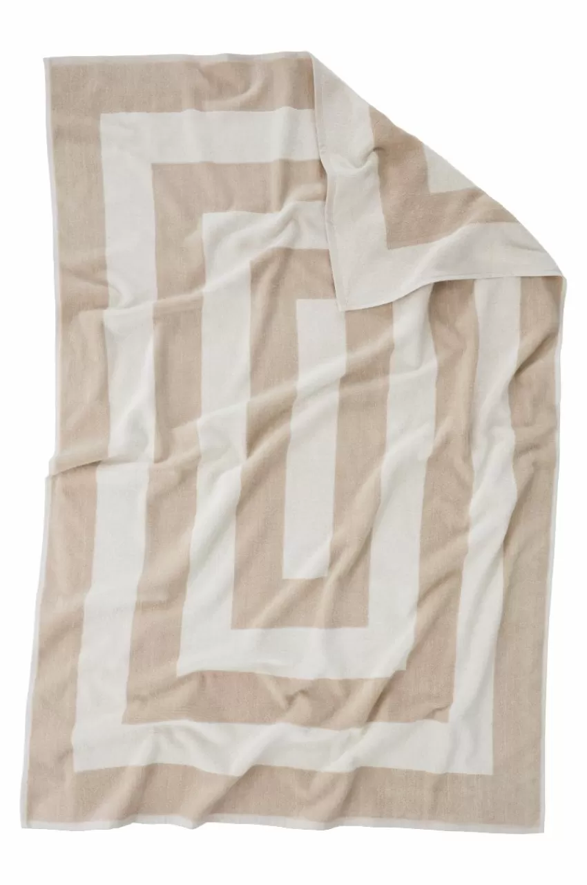 Badlakan*Jotex WILLIAM Badlakan 100x150 Cm Beige/vit