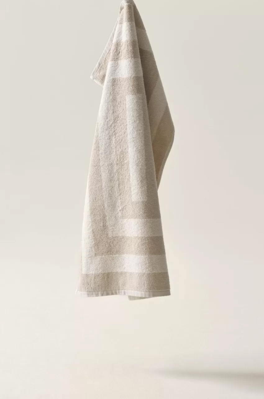 Handdukar*Jotex WILLIAM Handduk 50x70 Cm Beige/vit