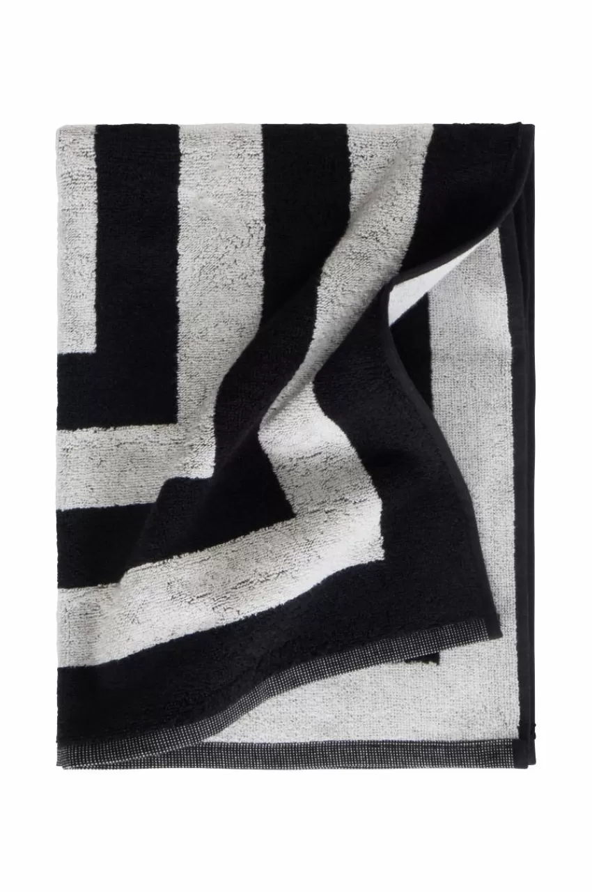Handdukar*Jotex WILLIAM Handduk 50x70 Cm Svart/beige