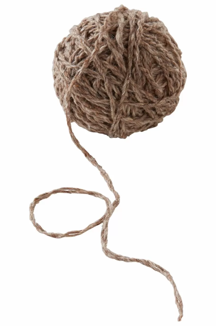 Presentpapper & Snöre | Juldekoration*Jotex WOOLY Ullsnöre - Längd 50 Meter Brun/beige