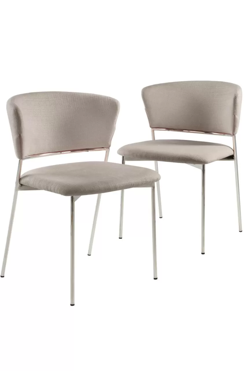 Stolar*Jotex YAKIMA Stol 2-pack Ljus greige