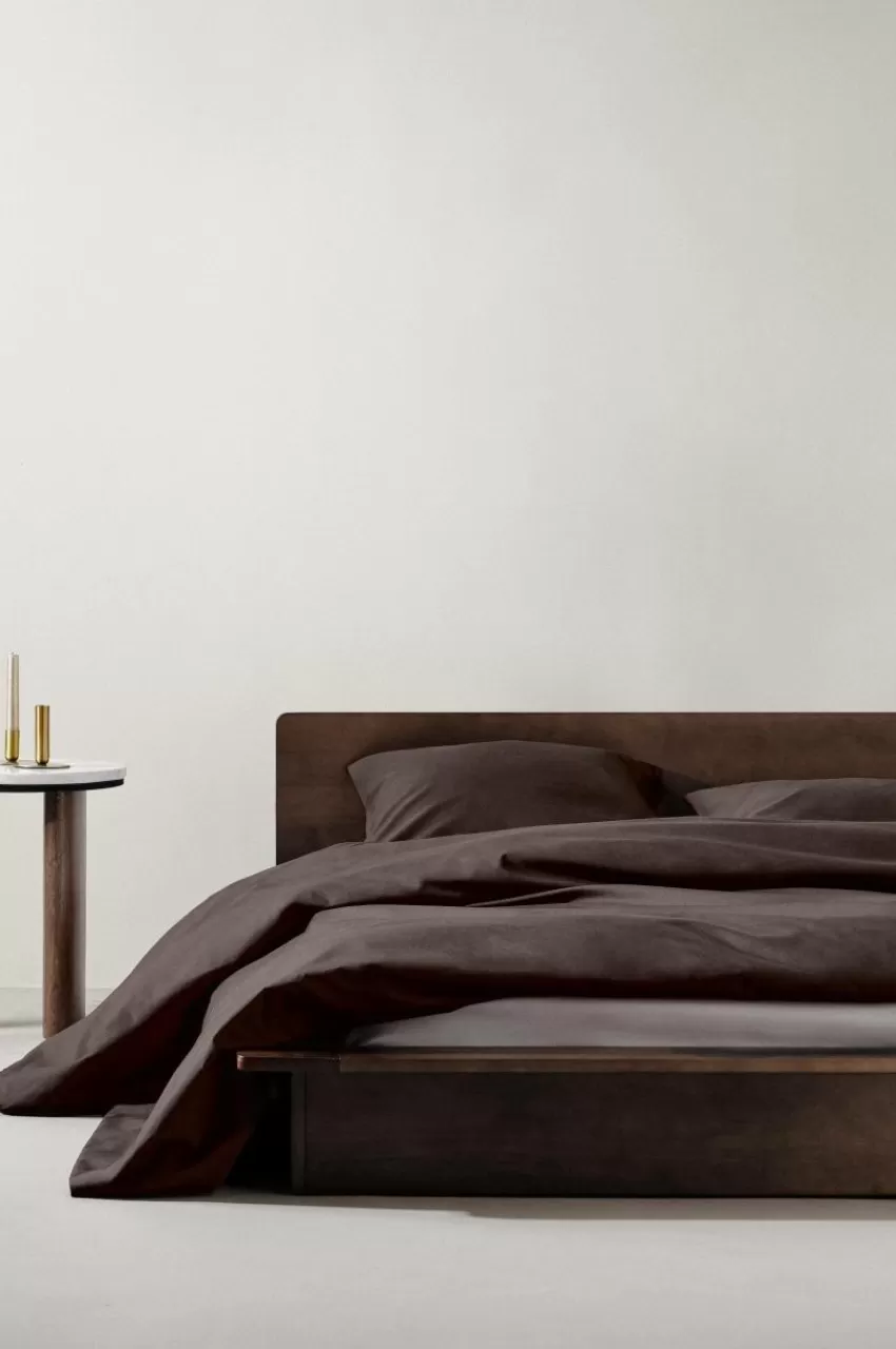 Påslakanset*Jotex ZACK PERCALE Påslakanset Dubbelsäng Ekologisk Choklad