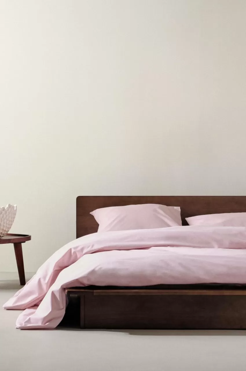 Påslakanset*Jotex ZACK PERCALE Påslakanset Dubbelsäng Ekologisk Puderrosa