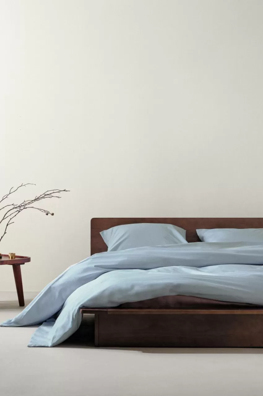 Påslakanset*Jotex ZACK PERCALE Påslakanset Dubbelsäng Ekologisk Dimblå
