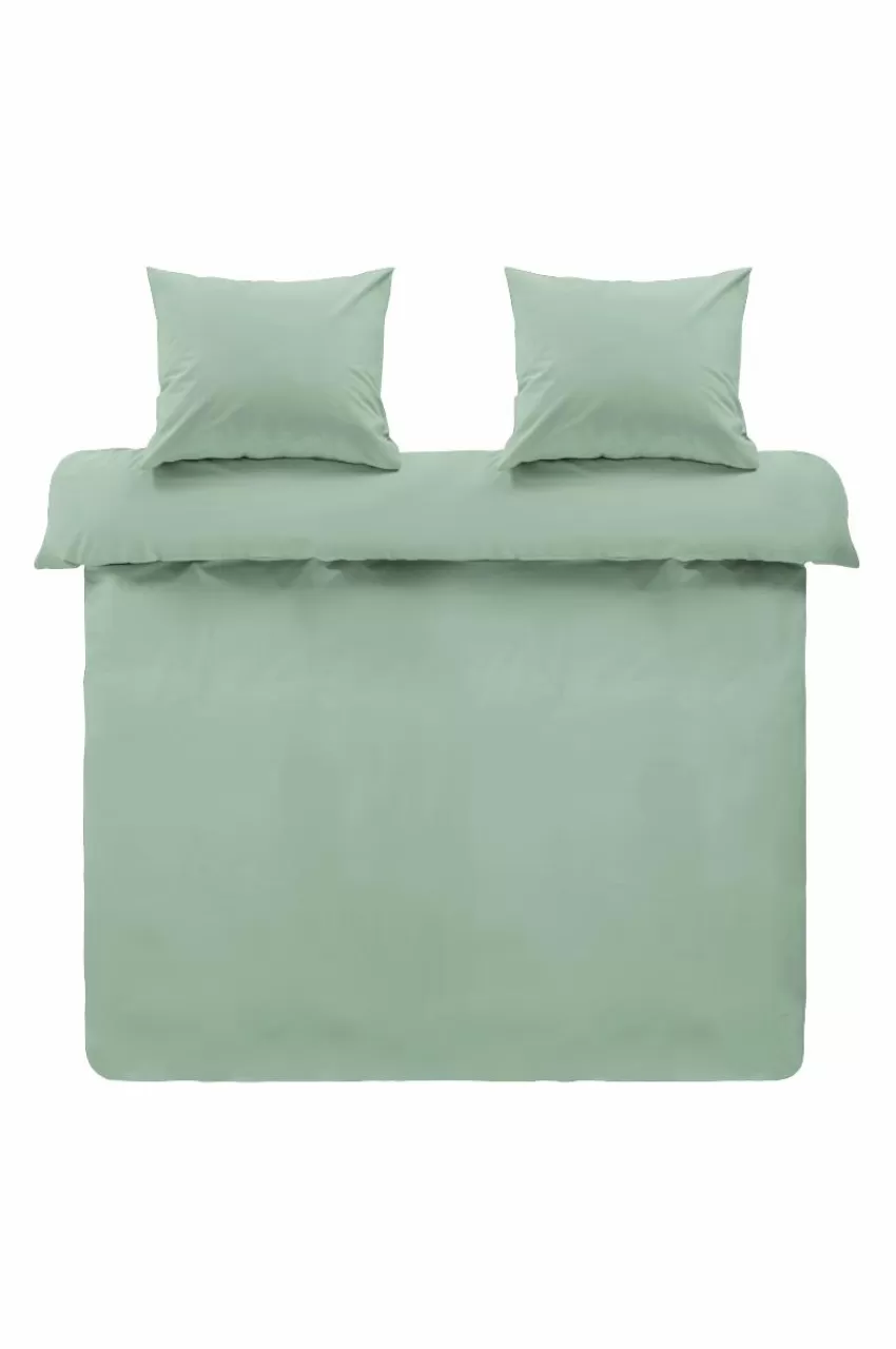 Påslakanset*Jotex ZACK PERCALE Påslakanset Dubbelsäng Ekologisk Grön