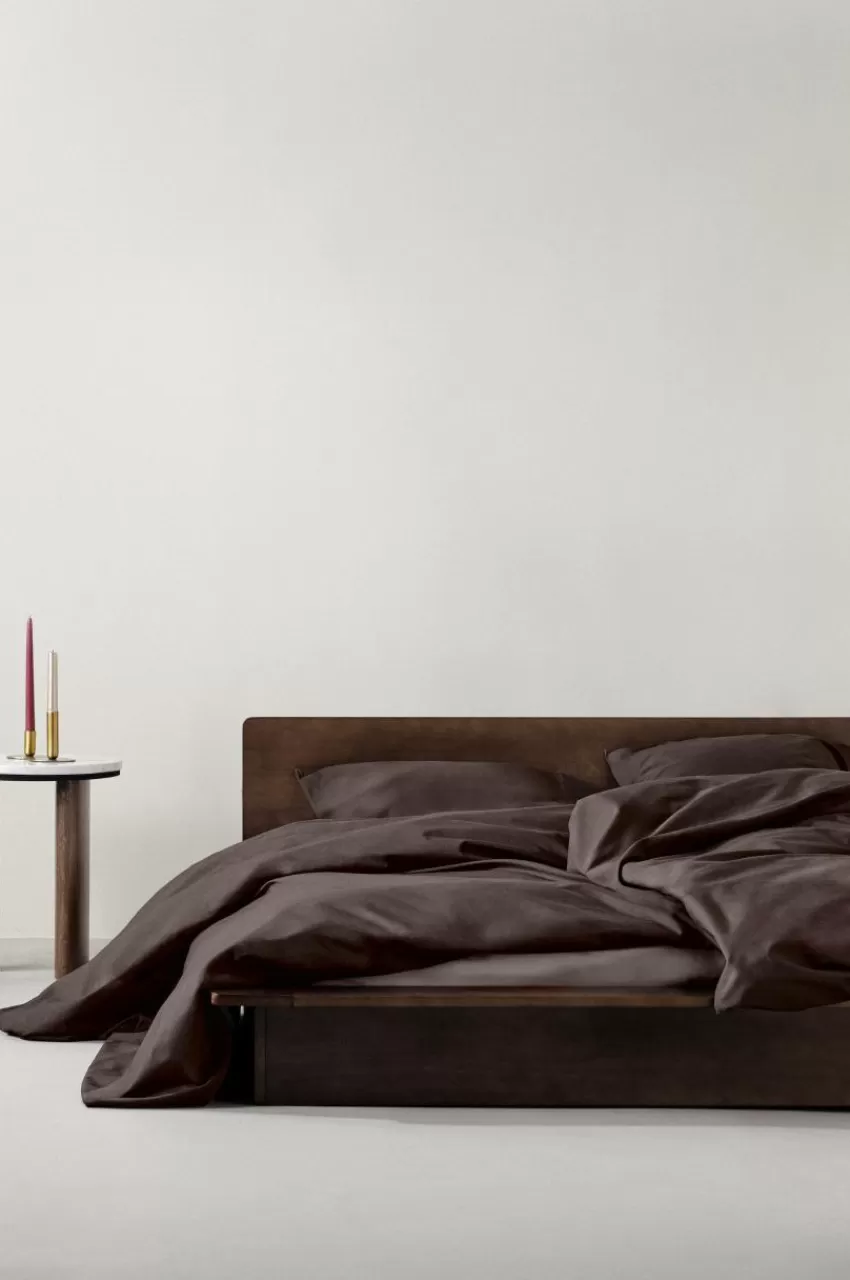 Påslakanset*Jotex ZACK PERCALE Påslakanset Enkelsäng - Ekologisk Choklad