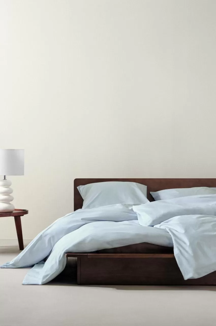 Påslakanset*Jotex ZACK PERCALE Påslakanset Enkelsäng - Ekologisk Dimblå