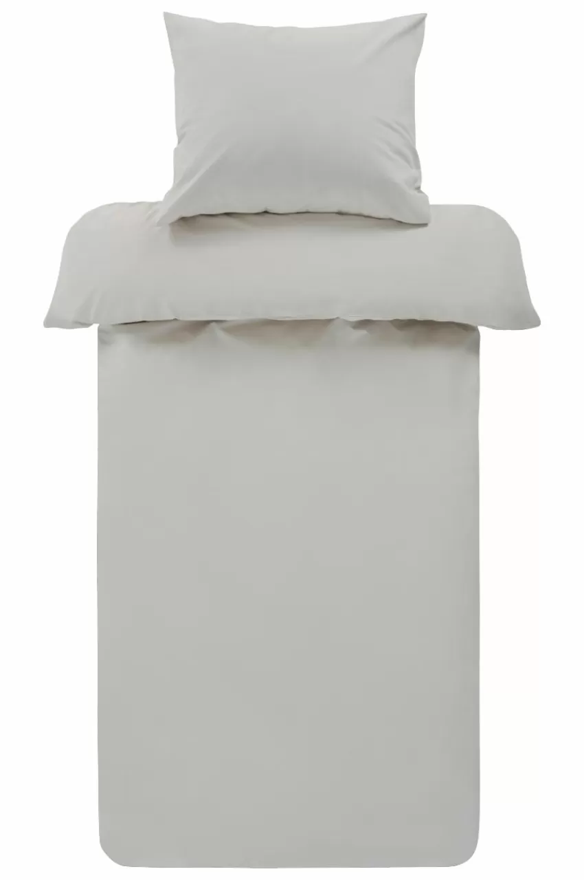 Påslakanset*Jotex ZACK PERCALE Påslakanset Enkelsäng - Ekologisk Ljusbeige