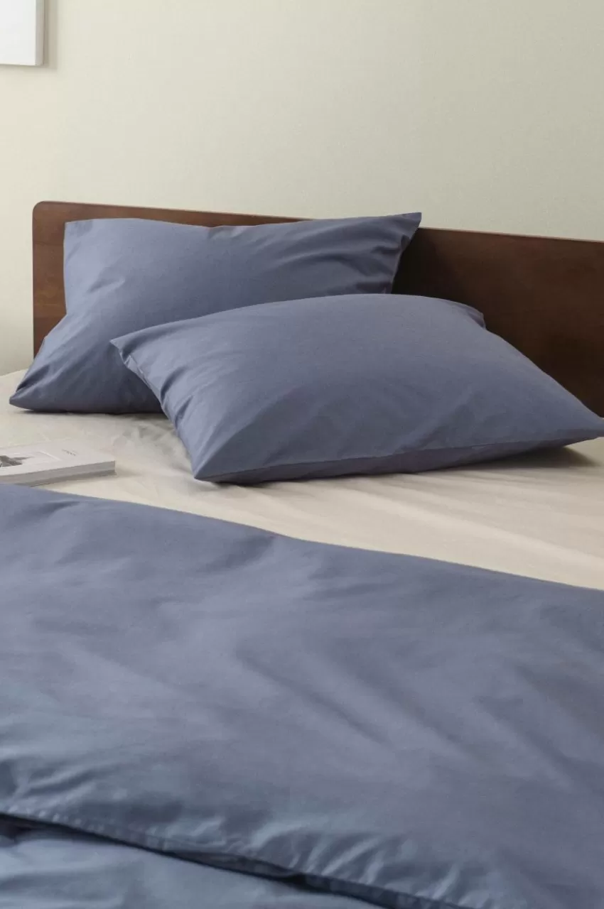 Örngott*Jotex ZACK PERCALE örngott 2-pack - Ekologisk Åskblå