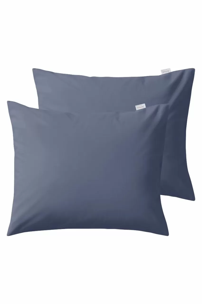 Örngott*Jotex ZACK PERCALE örngott 2-pack - Ekologisk Åskblå