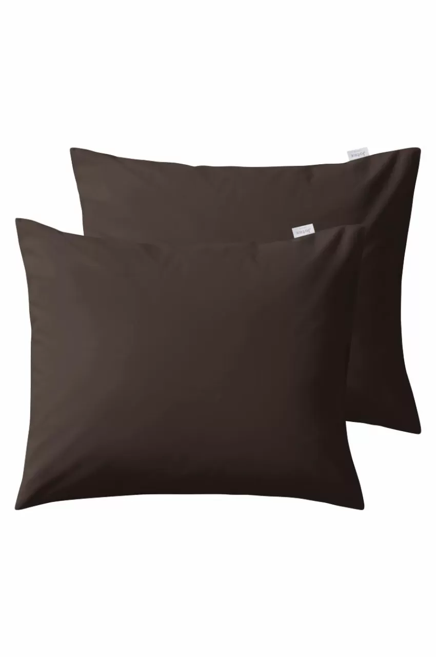 Örngott*Jotex ZACK PERCALE örngott 2-pack - Ekologisk Choklad