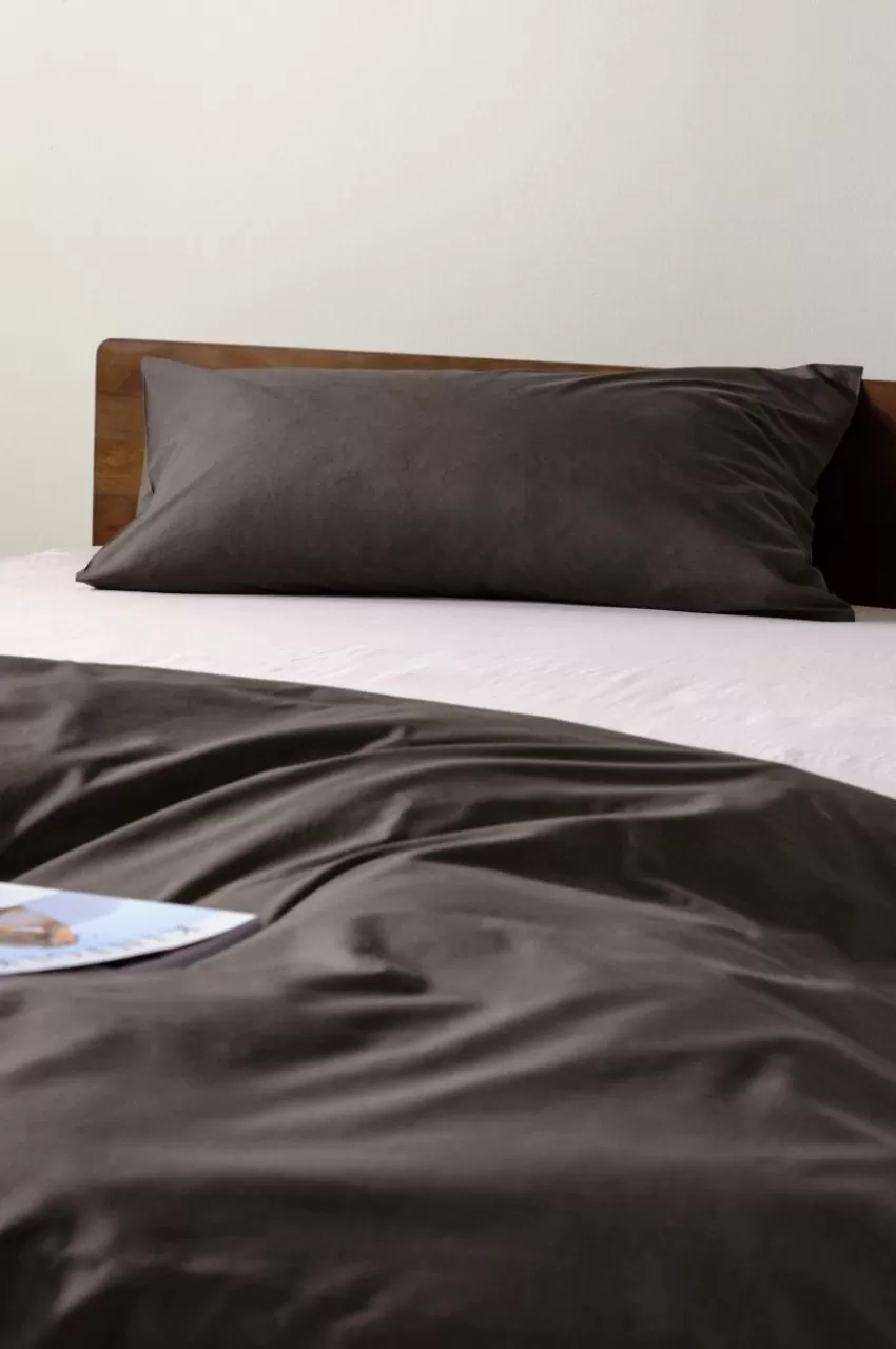 Örngott*Jotex ZACK PERCALE örngott 90x50 Cm - Ekologisk Choklad