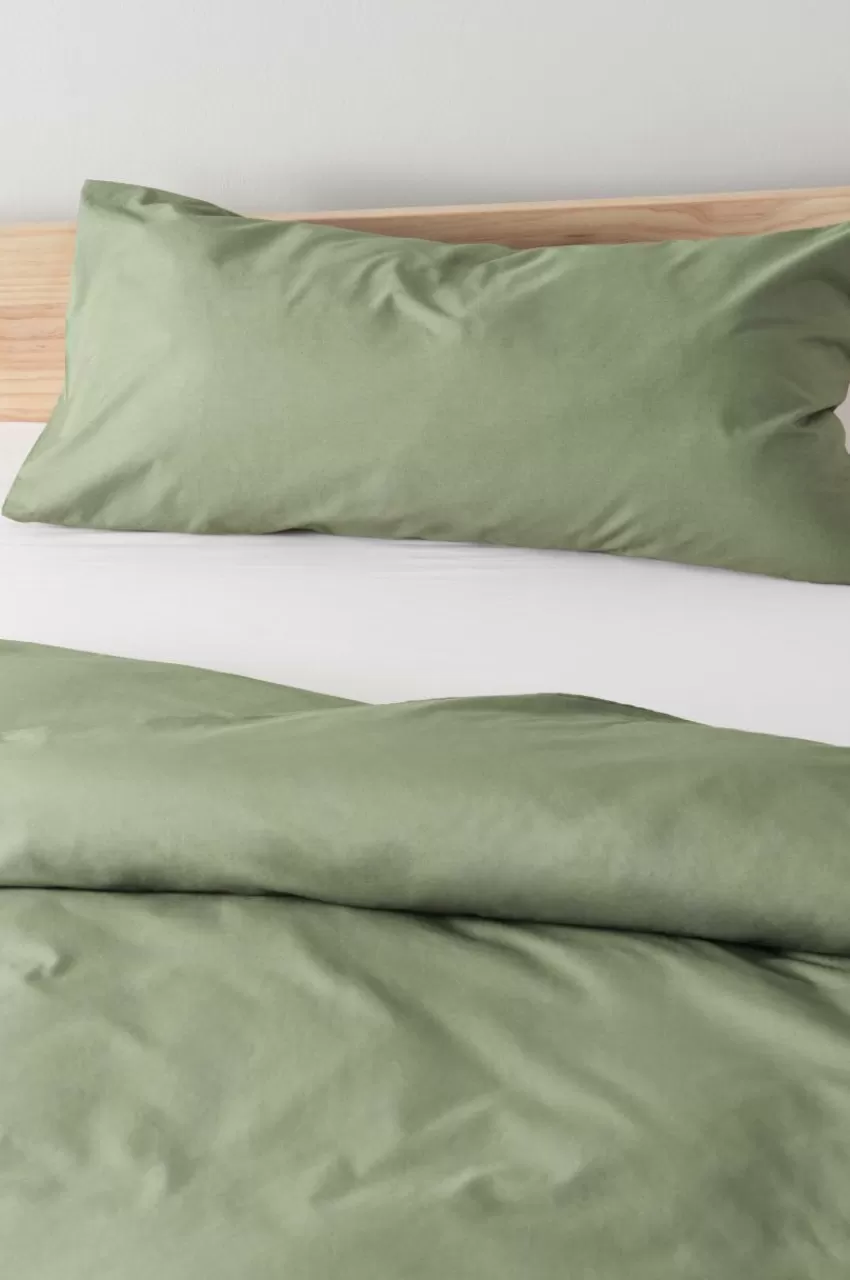 Örngott*Jotex ZACK PERCALE örngott 90x50 Cm - Ekologisk Khaki