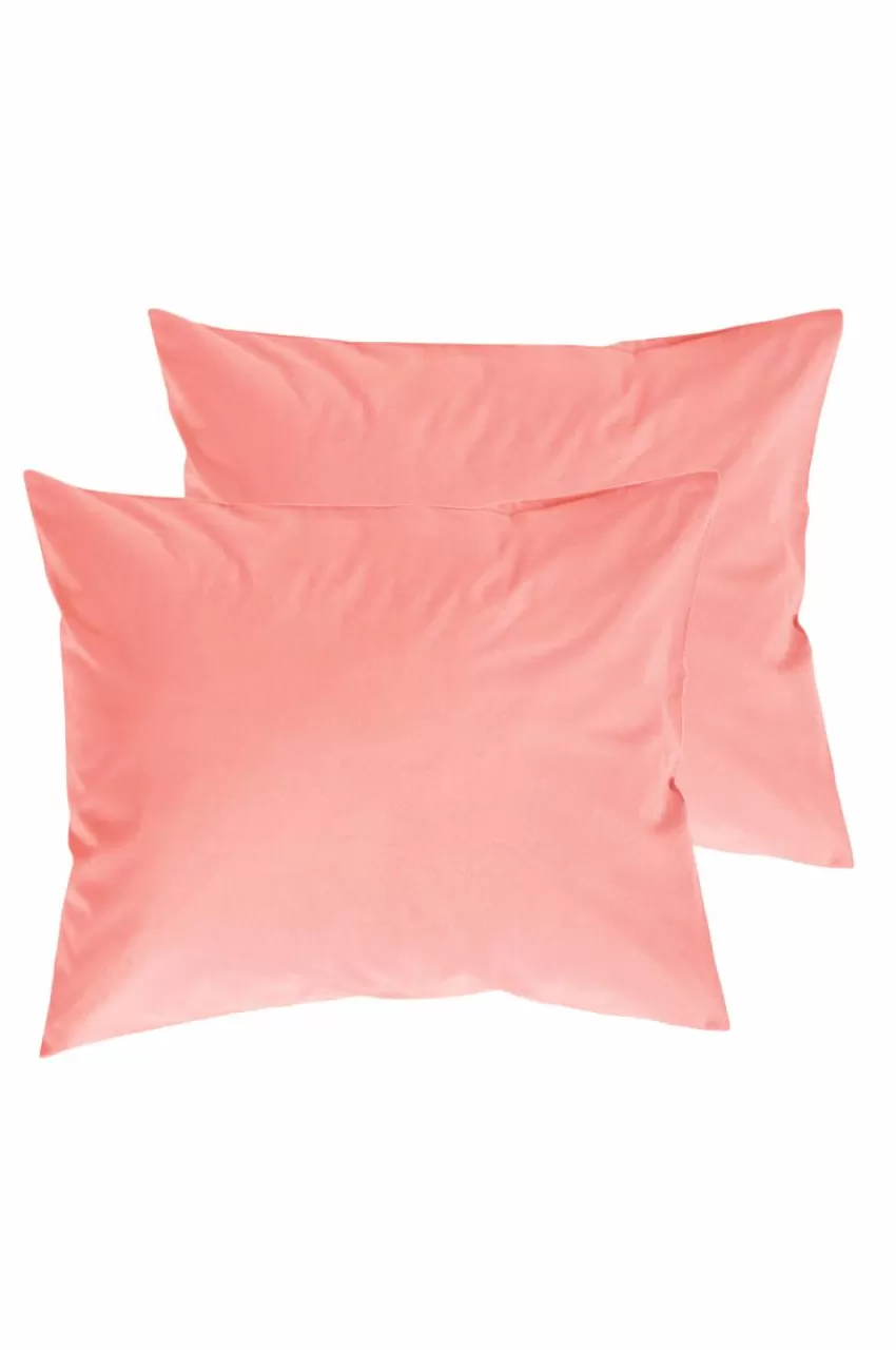 Örngott*Jotex ZACK örngott 2-pack - Ekologisk Korallrosa