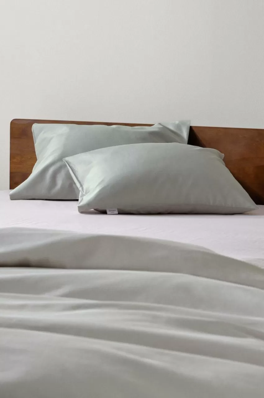 Örngott*Jotex ZACK SATIN örngott 60x50 Cm 2-pack - Ekologisk Grå