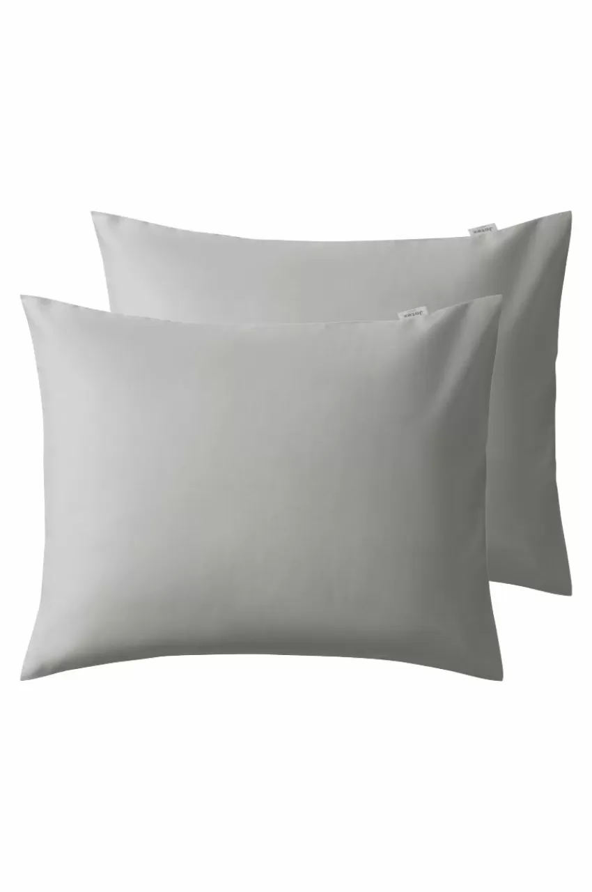 Örngott*Jotex ZACK SATIN örngott 60x50 Cm 2-pack - Ekologisk Grå