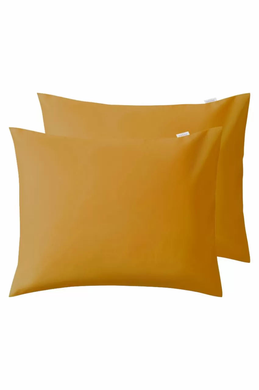 Örngott*Jotex ZACK SATIN örngott 60x50 Cm 2-pack - Ekologisk Guldockra