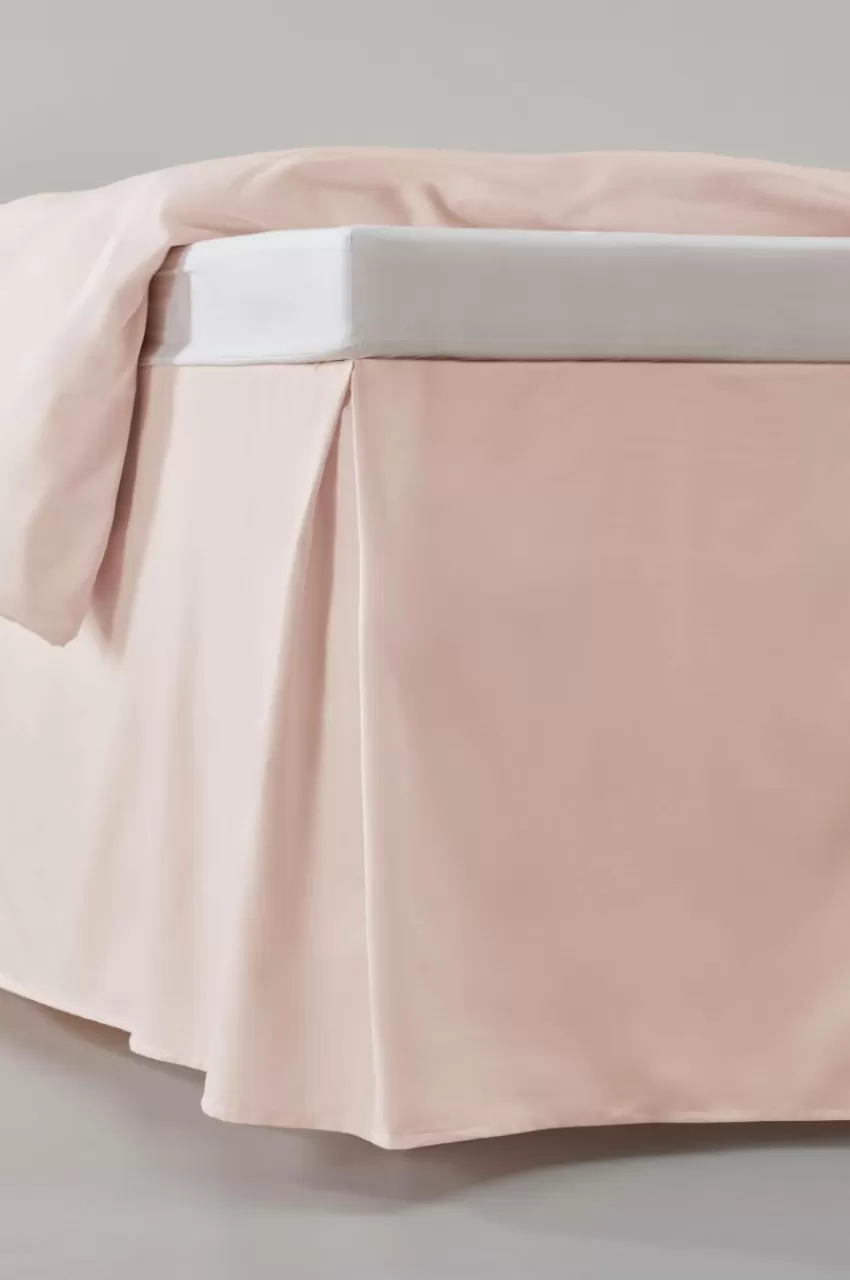 Sängkappor*Jotex ZACK SATIN Sängkappa 45 Cm Ekologisk Blekrosa