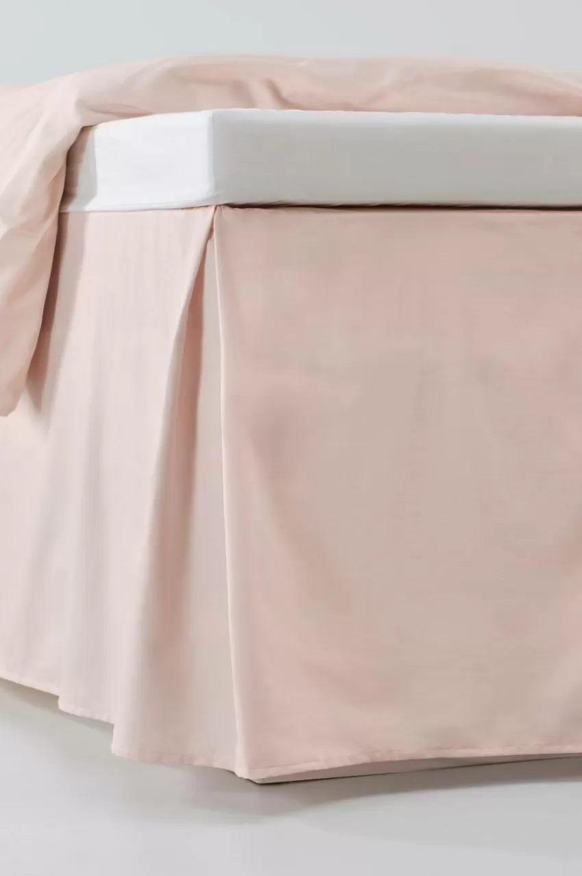 Sängkappor*Jotex ZACK SATIN Sängkappa 60 Cm - Ekologisk Blekrosa