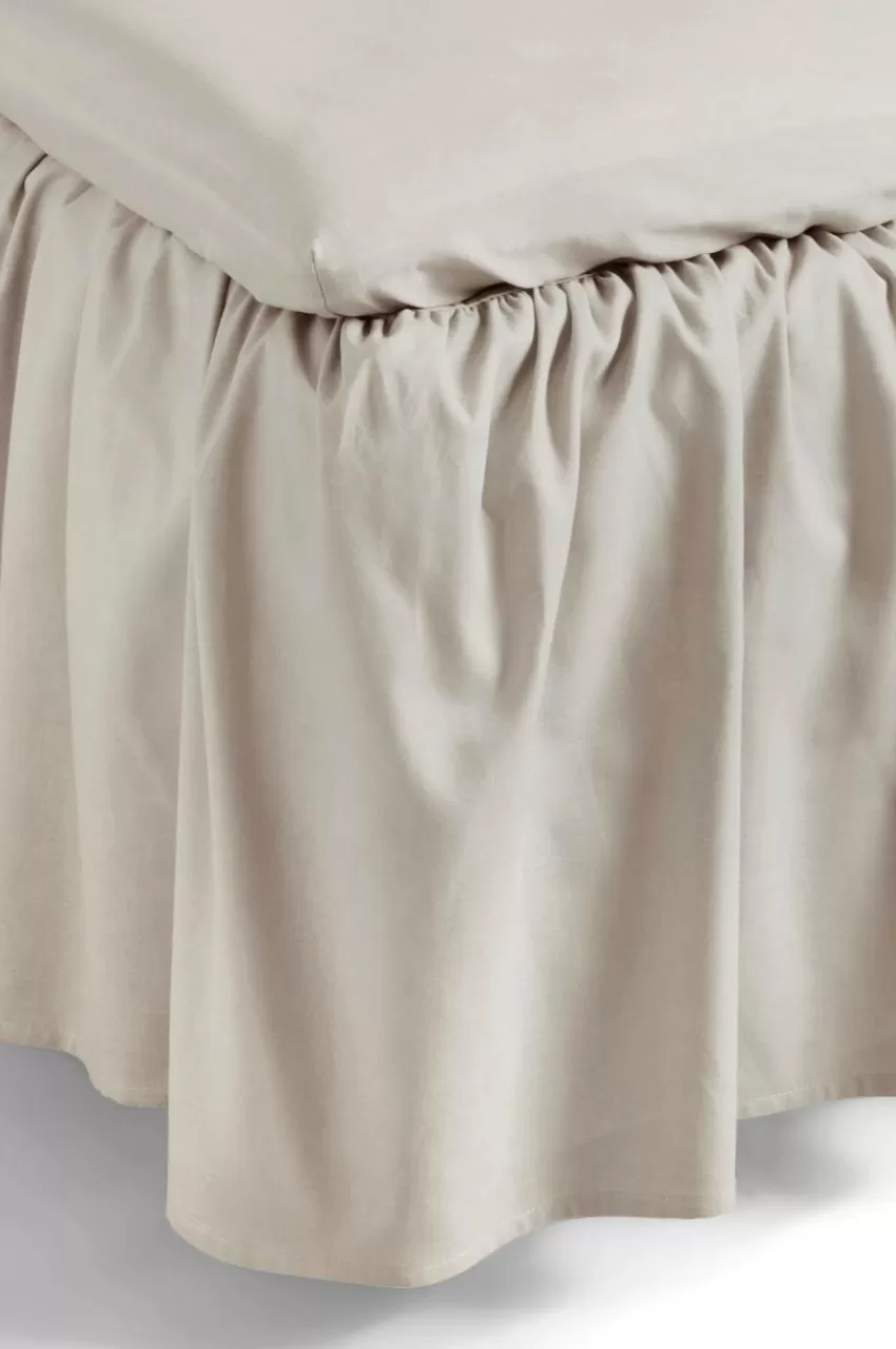 Sängkappor*Jotex ZACK Volangsängkappa 45 Cm - Ekologisk Beige
