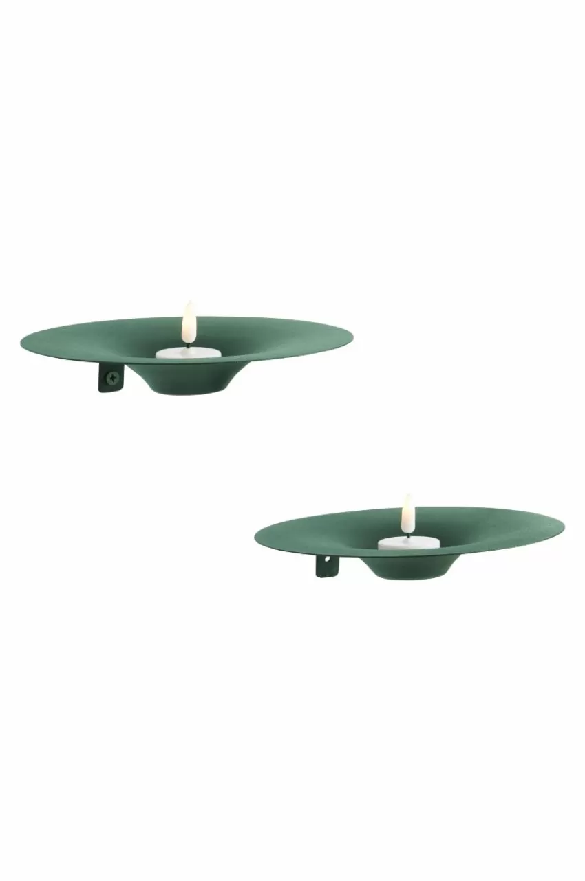Ljusstakar*Jotex ZEPPELIN Väggljusstake 2-pack Grön