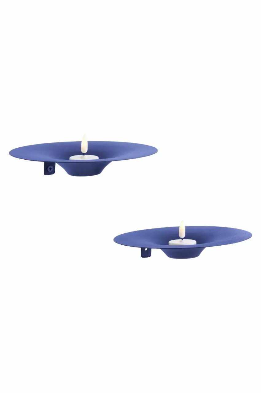Ljusstakar*Jotex ZEPPELIN Väggljusstake 2-pack Blå