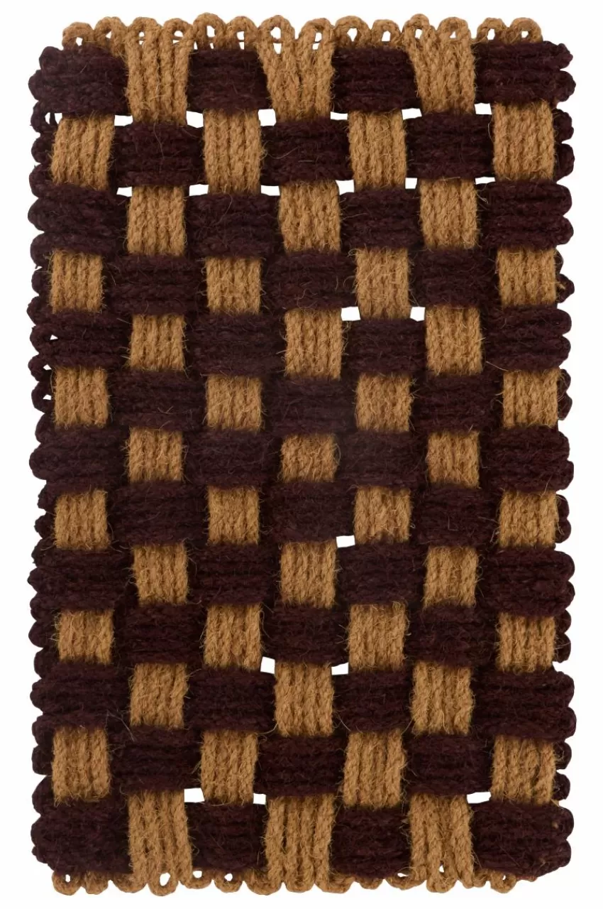 Dörrmattor*Jotex ZINNIA Dörrmatta 50x80 Cm Natural/brown check