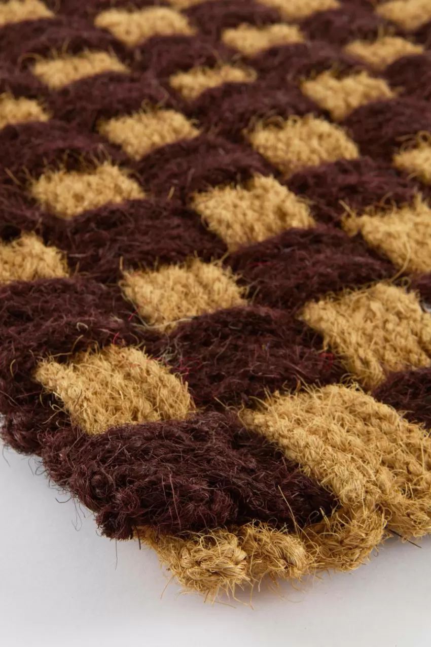 Dörrmattor*Jotex ZINNIA Dörrmatta 50x80 Cm Natural/brown check
