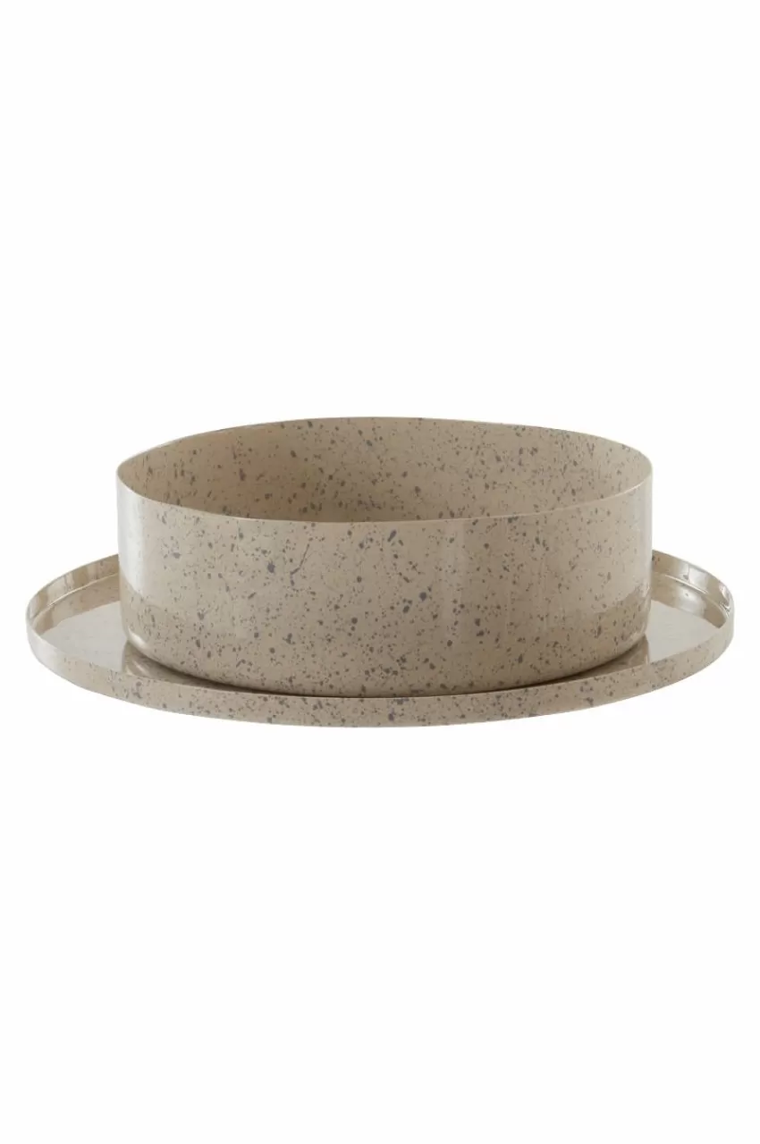 Skålar | Brickor & Serveringsfat*Jotex ZUMA PICNIC Serveringsset 2-pack Beige/grå